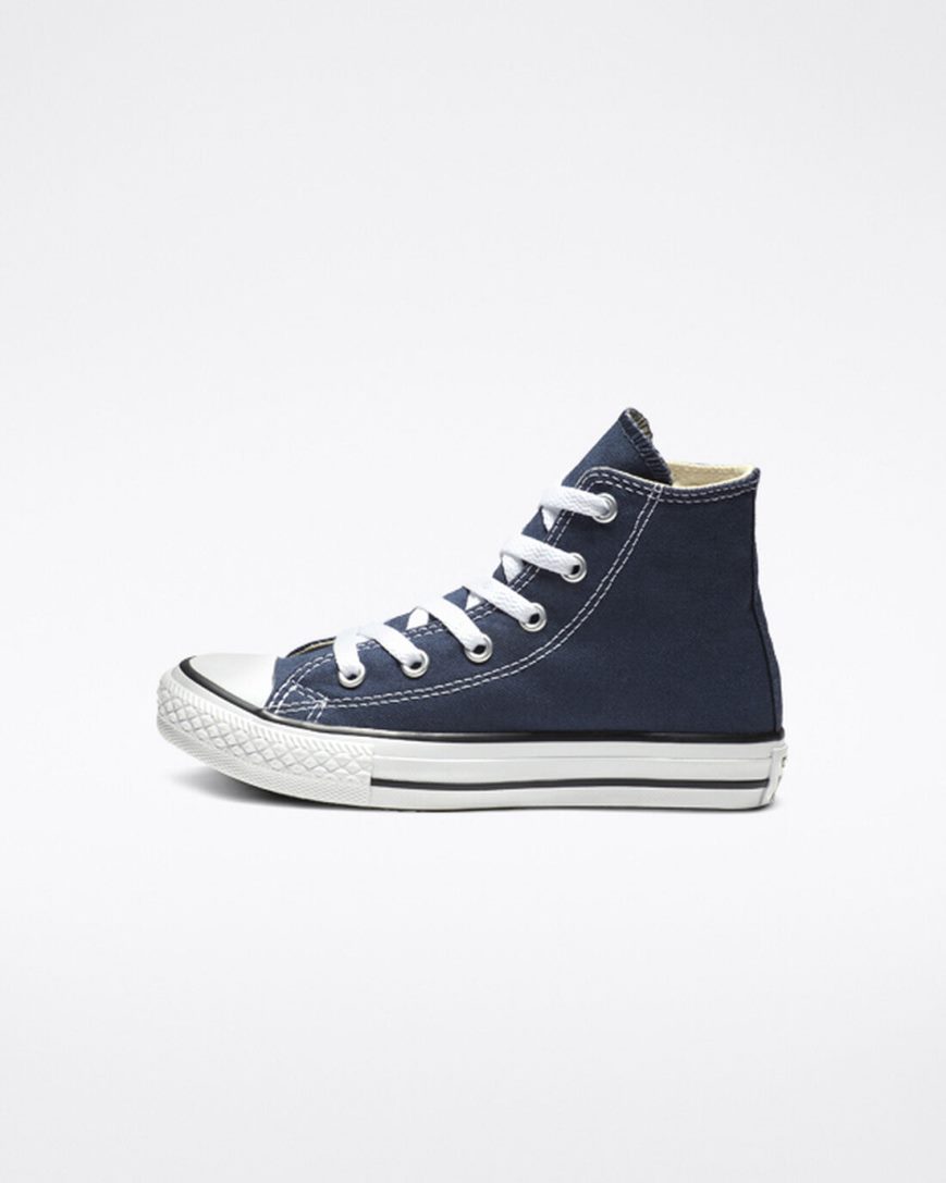 Dívčí Boty Vysoké Converse Chuck Taylor All Star Classic Tmavě Blankyt | CZ NRLT96